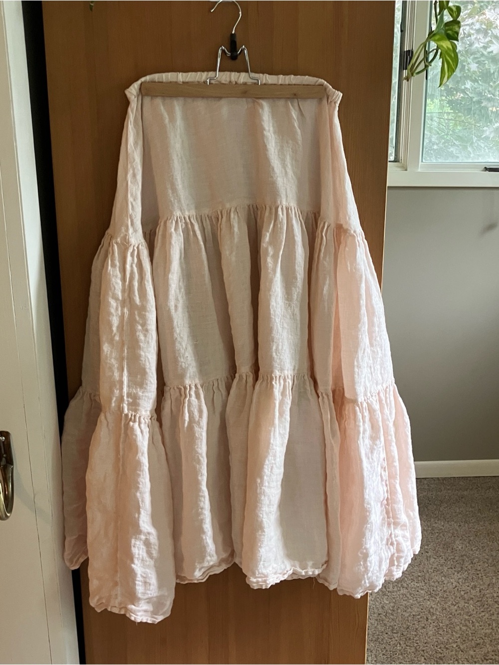 CP Shades Tiered Ruffle Midi Skirt